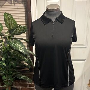 Livi Active Black Short Sleeve Polo